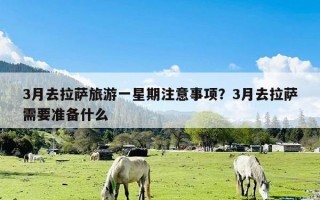 3月去拉萨旅游一星期注意事项？3月去拉萨需要准备什么