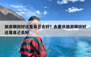 旅游跟团好还是自己去好？去重庆旅游跟团好还是自己去好
