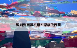 深圳到西藏机票？深圳飞西藏