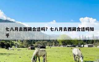 七八月去西藏合适吗？七八月去西藏合适吗知乎