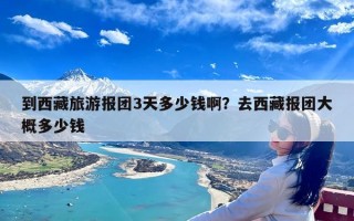 到西藏旅游报团3天多少钱啊？去西藏报团大概多少钱