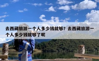 去西藏旅游一个人多少钱就够？去西藏旅游一个人多少钱就够了呢