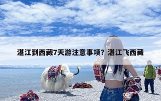 湛江到西藏7天游注意事项？湛江飞西藏