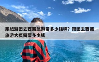 跟旅游团去西藏旅游带多少钱啊？跟团去西藏旅游大概需要多少钱