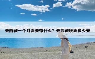 去西藏一个月需要带什么？去西藏玩要多少天