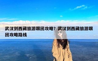 武汉到西藏旅游跟团攻略？武汉到西藏旅游跟团攻略路线