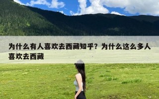 为什么有人喜欢去西藏知乎？为什么这么多人喜欢去西藏