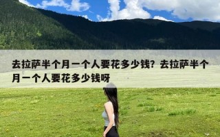 去拉萨半个月一个人要花多少钱？去拉萨半个月一个人要花多少钱呀
