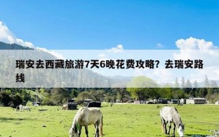 瑞安去西藏旅游7天6晚花费攻略？去瑞安路线