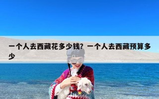一个人去西藏花多少钱？一个人去西藏预算多少