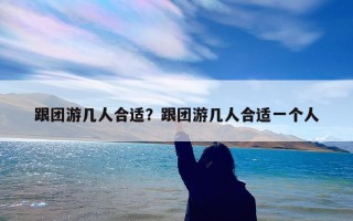 跟团游几人合适？跟团游几人合适一个人