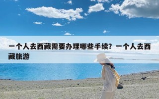 一个人去西藏需要办理哪些手续？一个人去西藏旅游