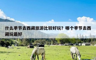 什么季节去西藏旅游比较好玩？哪个季节去西藏玩最好