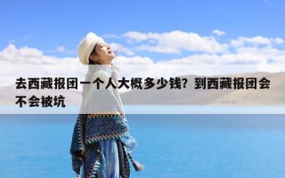 去西藏报团一个人大概多少钱？到西藏报团会不会被坑