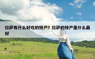 拉萨有什么好吃的特产？拉萨的特产是什么最好