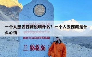 一个人想去西藏说明什么？一个人去西藏是什么心情