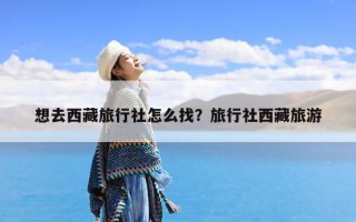 想去西藏旅行社怎么找？旅行社西藏旅游