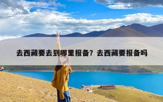 去西藏要去到哪里报备？去西藏要报备吗