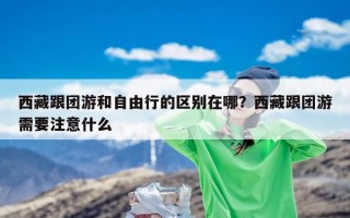 西藏跟团游和自由行的区别在哪？西藏跟团游需要注意什么