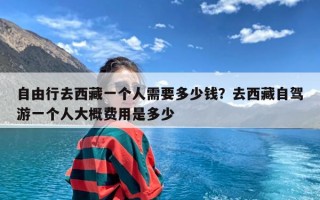 自由行去西藏一个人需要多少钱？去西藏自驾游一个人大概费用是多少