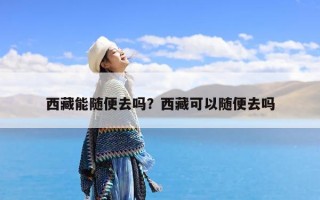 西藏能随便去吗？西藏可以随便去吗
