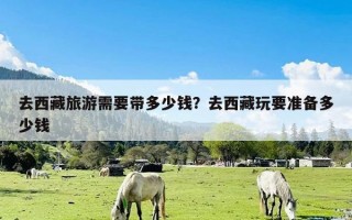 去西藏旅游需要带多少钱？去西藏玩要准备多少钱