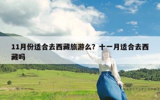 11月份适合去西藏旅游么？十一月适合去西藏吗