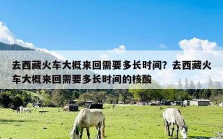 去西藏火车大概来回需要多长时间？去西藏火车大概来回需要多长时间的核酸
