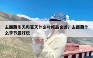 去西藏冬天和夏天什么时候最合适？去西藏什么季节最好玩