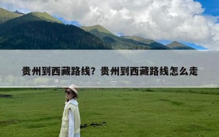 贵州到西藏路线？贵州到西藏路线怎么走