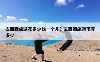 去西藏旅游花多少钱一个月？去西藏旅游预算多少