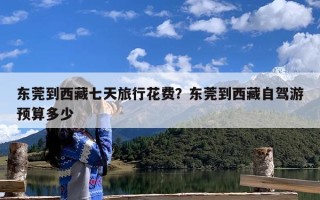 东莞到西藏七天旅行花费？东莞到西藏自驾游预算多少