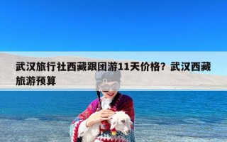 武汉旅行社西藏跟团游11天价格？武汉西藏旅游预算