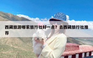 西藏旅游哪家旅行社好一点？去西藏旅行社推荐