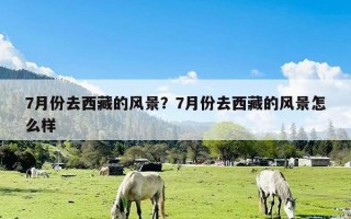 7月份去西藏的风景？7月份去西藏的风景怎么样