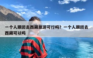 一个人跟团去西藏旅游可行吗？一个人跟团去西藏可以吗