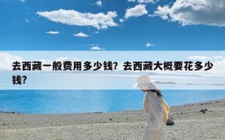 去西藏一般费用多少钱？去西藏大概要花多少钱?