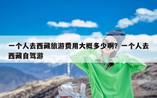 一个人去西藏旅游费用大概多少啊？一个人去西藏自驾游