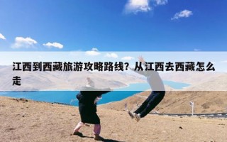 江西到西藏旅游攻略路线？从江西去西藏怎么走
