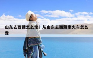 山东去西藏怎么走？从山东去西藏坐火车怎么走